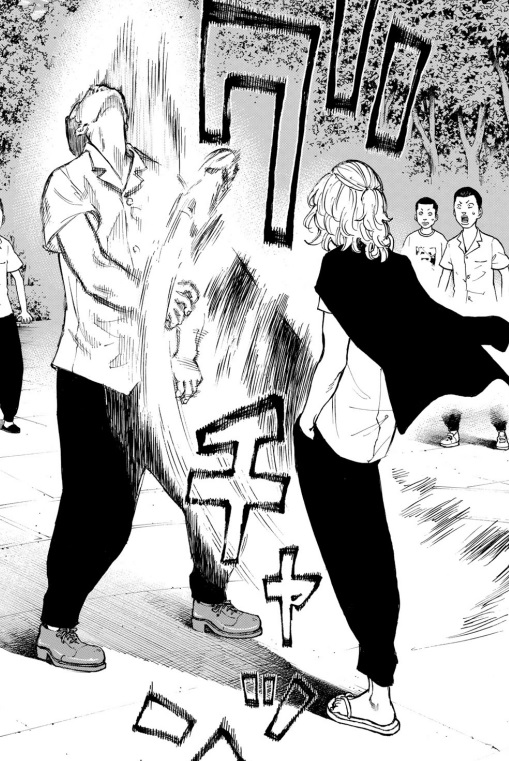 Mikey beats Masataka Shimizu(Kiyomasa) (Volume 1, chapter 4)